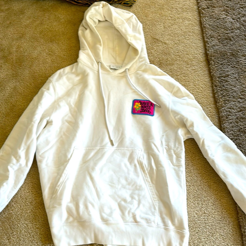 Sandro white hoodie